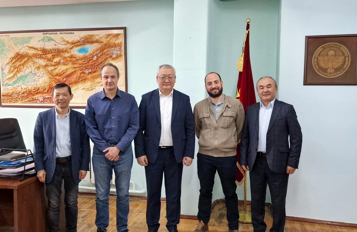 European partners visit Goscartography in Biskek