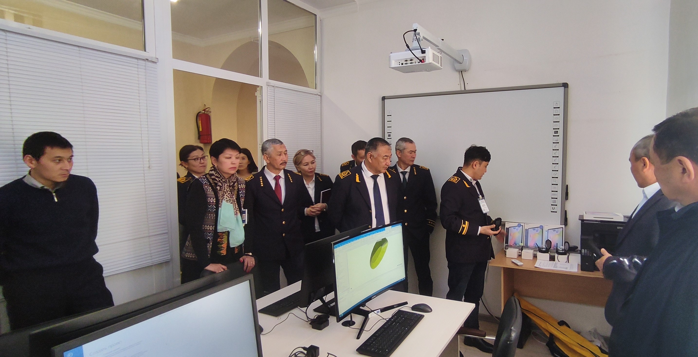 Opening of the Lab in GIT at the Kyrgyz State University of Geology, Mining and Natural Resources (KSMU)
